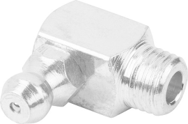 KIPP Schmiernippel Kegelform nach DIN 71412, Form E, abgewinkelt 90°, Vierkant Produktbild