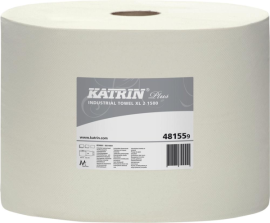 Putzpapier Katrin weiß 26,5x38cm 1500 Blatt 2-l. Produktbild