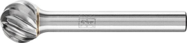 Frässtift HM kugelförmig 1210 rostfrei 6mm 12x10,8mm Pferd Produktbild