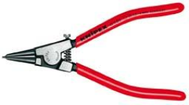 KNIPEX 46 11 Sicherungsringzange für Greifringe auf Wellen schwarz atramentiert Produktbild