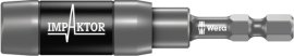 Bithalter Impaktor 1/4" für 1/4" Bits Sprengring + Magnet 75mm Ringmagnet Wera Produktbild
