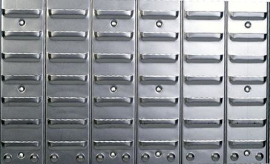 Metallschlitzwand für Sichtlagerkasten Gr.1-4 B630xT15xH380 mm Produktbild