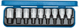 Schraubendrehereinsatz- Satz 1/2" Innensechskant 5-17mm 9-teilig Gedore Produktbild