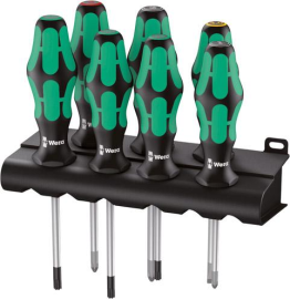 Schraubendreher-Satz rund Schlitz/PH/PZ/T 6-teilig Wera Produktbild