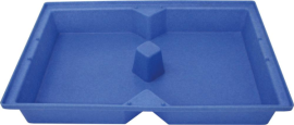 PE-Auffangwanne ohne Rost für Kleingebinde 119,5x79,5x18,5cm Produktbild
