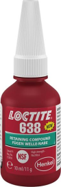 LOCTITE 638 Anaerober Fügeklebstoff hochtemperaturbeständig hochfest, 10 ml Flasche Produktbild