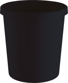 Papierkorb 18 l schwarz 331mm recycling K-Stoff Produktbild