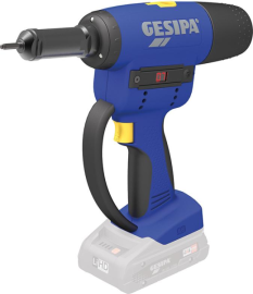 Akku-Nietmutternpis. SoloFireBird Pro Gold Gesipa ohne Akku ohne Ladegerät Karton Produktbild