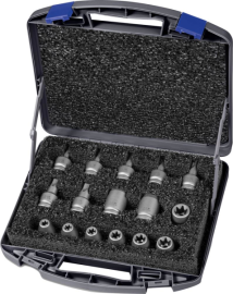 Kraft- Steckschlüssel-Satz Torx 1/2" 16-teilig ASW Produktbild