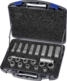 Kraft- Steckschlüssel-Satz 1/2" 21-teilig ASW Produktbild