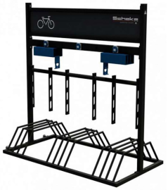 Mobiler Fahrradständer Model E mit 3 Steckdosen 40 kg Produktbild