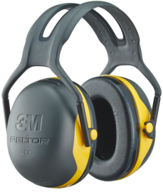 3M Kapselgehörschutzer X2A schwarz/gelb, SNR=31dB Produktbild