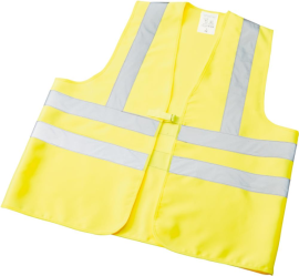 Warnweste Max, Gr. L, Textil, gelb Produktbild