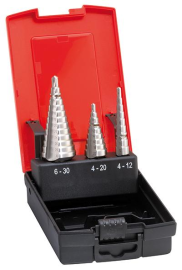 Stufenbohrer-Set HSS 4-12/4-20/6-30mm FORMAT Produktbild