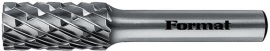 Frässtift HM Tropfenform 1220 Alu 8mm 12x20mm FORMAT Produktbild