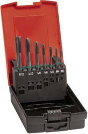 Maschinengewindebohrer- Set DIN371 HSSE Typ UNI Typ UNI Form B M3-M12 FORMAT Produktbild
