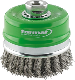 Topfbürste Inox M14 gezopft 80x0,5mm FORMAT Produktbild