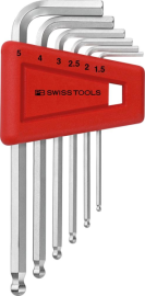 PB Swiss Tools Winkelschraubendreher- Satz im Kunststoffhalter Kugelkopf Produktbild