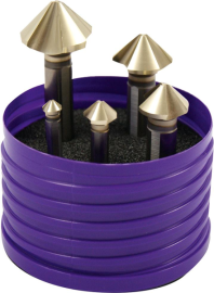 Kegelsenker-Set ungleicheTeilung HSS ZrN 90Grad 6,30-25mm 3-Flächenschaft BECK Produktbild