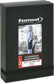 Flachsenker-Set Kernloch DIN373 M3-M10 FORMAT Produktbild