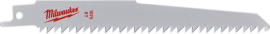 Säbelsägeblatt Nassholz gerade, schnelle Schnitte150x4,2 mm 6 TPI, unlack.3er-Pack Milwaukee Produktbild