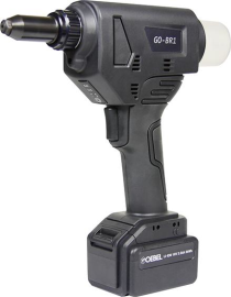 Goebel Akku-Blindnietgerät GO-BR 1 i. Koffer 2Ah 36W2xAkku u. Ladegerät 3,0-5,0mm Produktbild