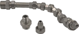 Kühlmittelschlauch-Set V2A 1/8" Typ 0 Durchlassgröße 3,2mm Gesamtlänge 110mm Produktbild