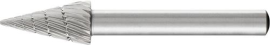 Frässtift HSS Spitzkegelform G 1020 3 6mm 10x20mm Pferd Produktbild