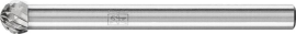Kleinfrässtift HM kugelförmig 0403 4 3mm 4x3mm Pferd Produktbild