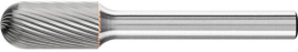 Frässtift HM Walzenrundform 1020 5 6mm 10x20mm Pferd Produktbild