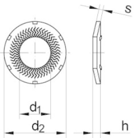 Sperrkantscheiben K Edelstahl A4 Produktbild