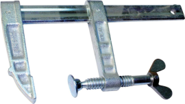 Polschraubzwinge PZ400 400 A, Ausladung 80 mm Produktbild