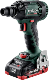 Akku-Schlagschrauber SSW 18 LTX 300 BL Metabo 2x18,0V 4,0 Ah Ladegerät ASC 55 metaBOX Produktbild