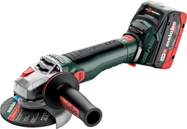 Akku-Winkelschleifer WB 18 LT BL 11-125 Quick 2x18,0 V 5,5 Ah Ladegerät ASC 145 metaBOX Produktbild
