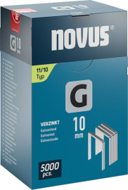 Flachdrahtklammer G Typ 11 mm ST Klapp-FS Novus VE à 5000 Stück Produktbild