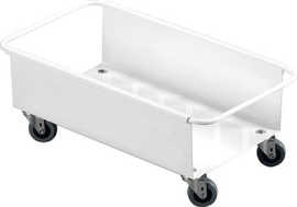 Fahrwagen, weiß f. Wertstoffsammler 60l Produktbild