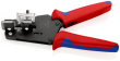 KNIPEX 12 12 11 Präzisions-Abisolierzange mit Formmessern 1,5/2,5/4/6 mm² 195 mm brüniert mit Mehrkomponenten-Hüllen SB-Karte/Blister Produktbild img1 S