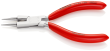 KNIPEX 19 03 130 Rundzange mit Schneide (Schmuckbiegezange) 130 mm verchromt mit Kunststoff überzogen SB-Karte/Blister Produktbild img2 S