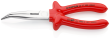 KNIPEX 26 27 200 Flachrundzange mit Schneide (Storchschnabelzange) 200 mm verchromt tauchisoliert, VDE-geprüft SB-Karte/Blister Produktbild