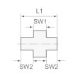 lös. Doppelgew.nippel, flachdich., ES 1.4408 Produktbild img5 S