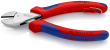 KNIPEX 73 05 160 T X-Cut® Kompakt-Seitenschneider 160 mm verchromt mit Mehrkomponenten-Hüllen Produktbild img2 S