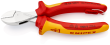 KNIPEX 73 06 160 T X-Cut® Kompakt-Seitenschneider 160 mm verchromt isoliert mit Mehrkomponenten-Hüllen, VDE-geprüft Produktbild
