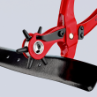 KNIPEX 90 70 220 Revolverlochzange 220 mm rot pulverbeschichtet SB-Karte/Blister Produktbild img3 S