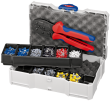 KNIPEX 97 90 23 Crimp-Sortiment für Aderendhülsen 1 x 97 52 38, 7 x Aderendhülsen Sets 265 mm SB-Karte/Blister Produktbild img1 S