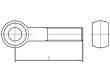 DIN 444 4.6 Form B Augenschrauben, Produktklasse B (mg) Produktbild
