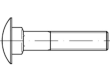 DIN 603 A 2 Flachrundschrauben mit Vierkantansatz Produktbild