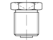 Trichter-Schmiernippel DIN 3405 gvz AM 6 x 1 Produktbild