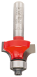 Abrundfräser Expert for Wood, 8&nbsp;mm, D 25,4&nbsp;mm, R1 6,35&nbsp;mm, L 12,7&nbsp;mm, G 55&nbsp;mm. Für Handfräsen Produktbild