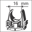 Rohrclip PRO EPC-16 Bosch VE a 100 St. Produktbild img2 S