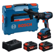 Akku-Schlagbohrschrauber EXSB18V-150, 1x EXBA18V-55, 2x EXBA18V-80, L-BOXX 136 Produktbild